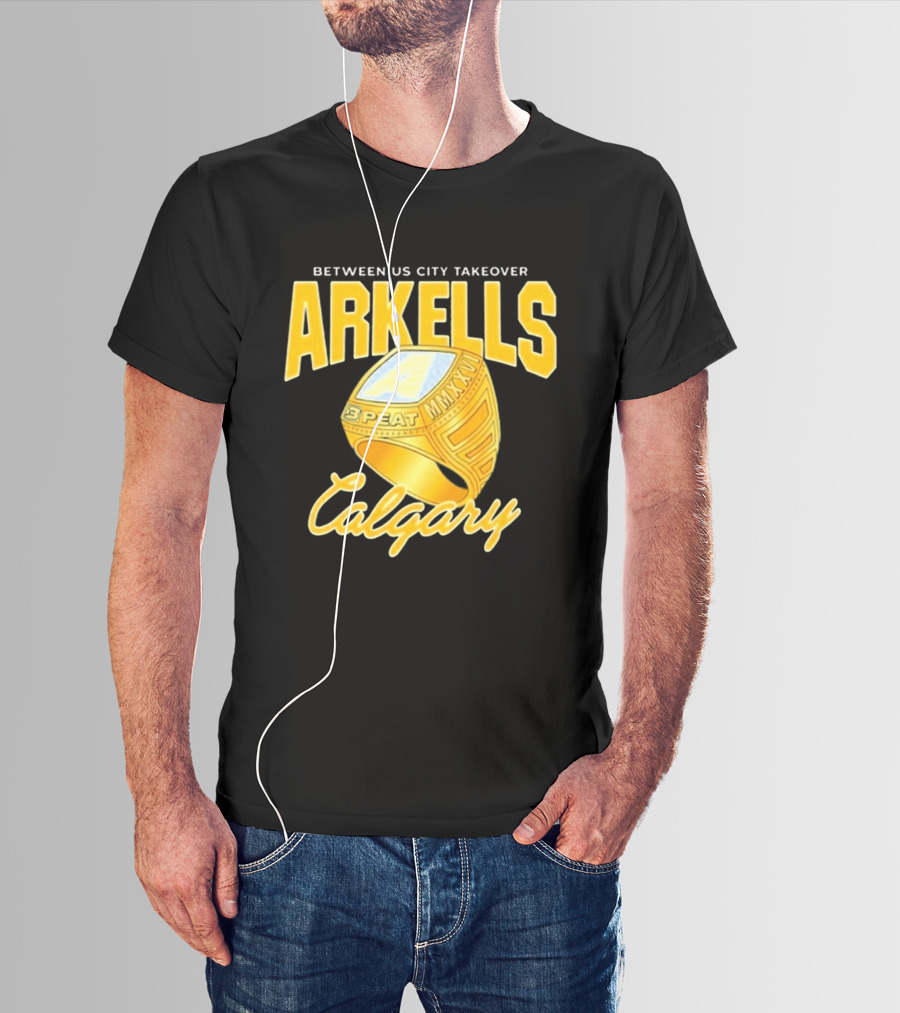 Arkells Between Us City Takeover 3 Peat Calgary T-Shirt