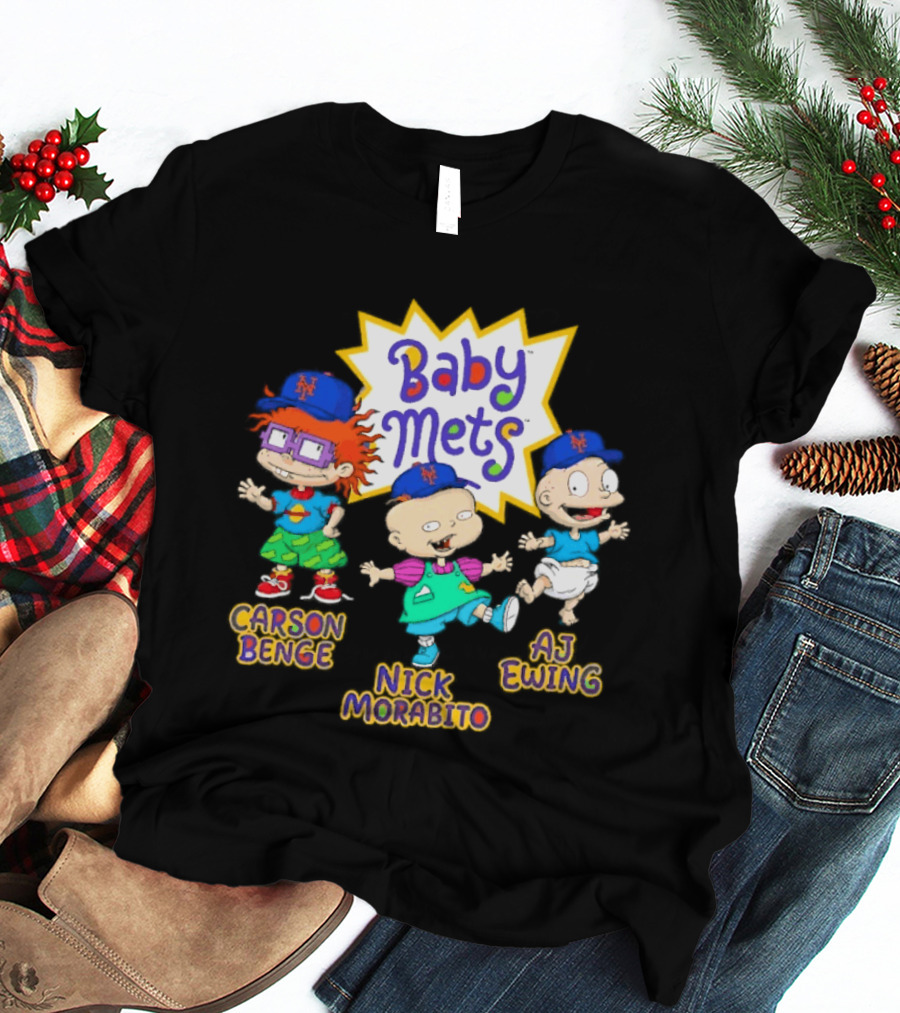 Baby Mets Carson Benge Nick Morabito AJ Ewing Characters T-Shirt