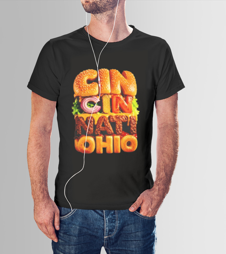 Cincinnati Burger Ohio Food T-Shirt