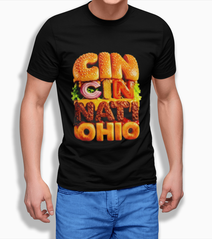 Cincinnati Burger Ohio Food T-Shirt