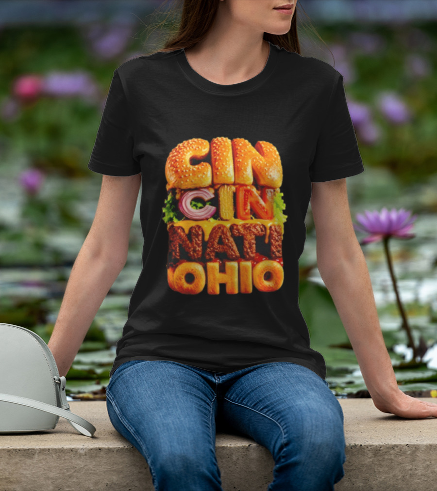 Cincinnati Burger Ohio Food T-Shirt