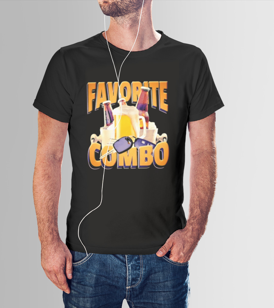 Favorite Combo Beer 90s Bootleg Bottles And T-Shirt