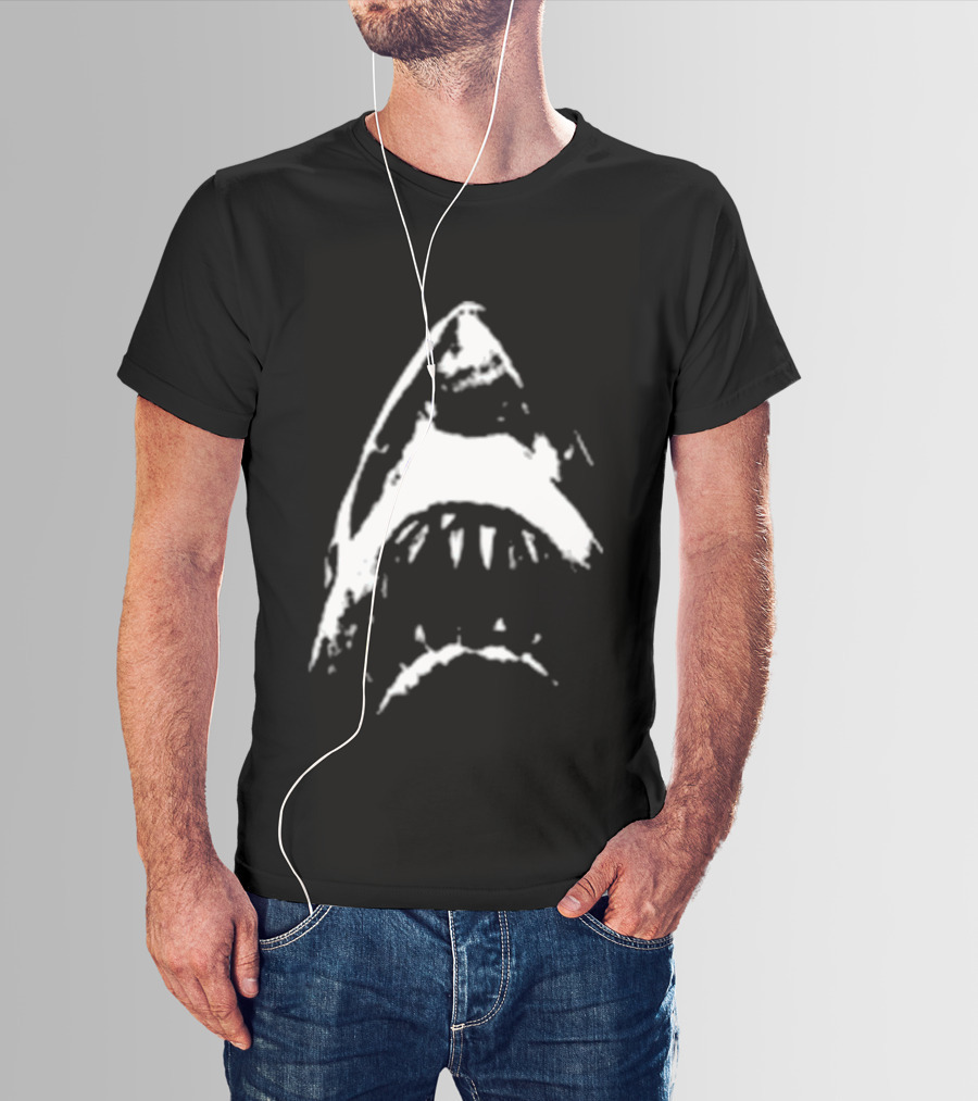 Out Of Time Studio Jaws Terror Promo Shark Teeth T-Shirt