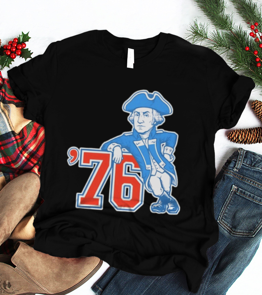 George Washington Bicentennial 1776 1976 Retro Style Patriot T-Shirt