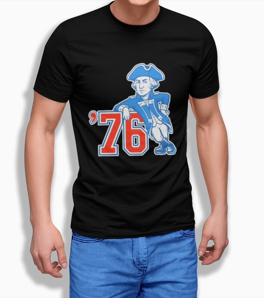George Washington Bicentennial 1776 1976 Retro Style Patriot T-Shirt