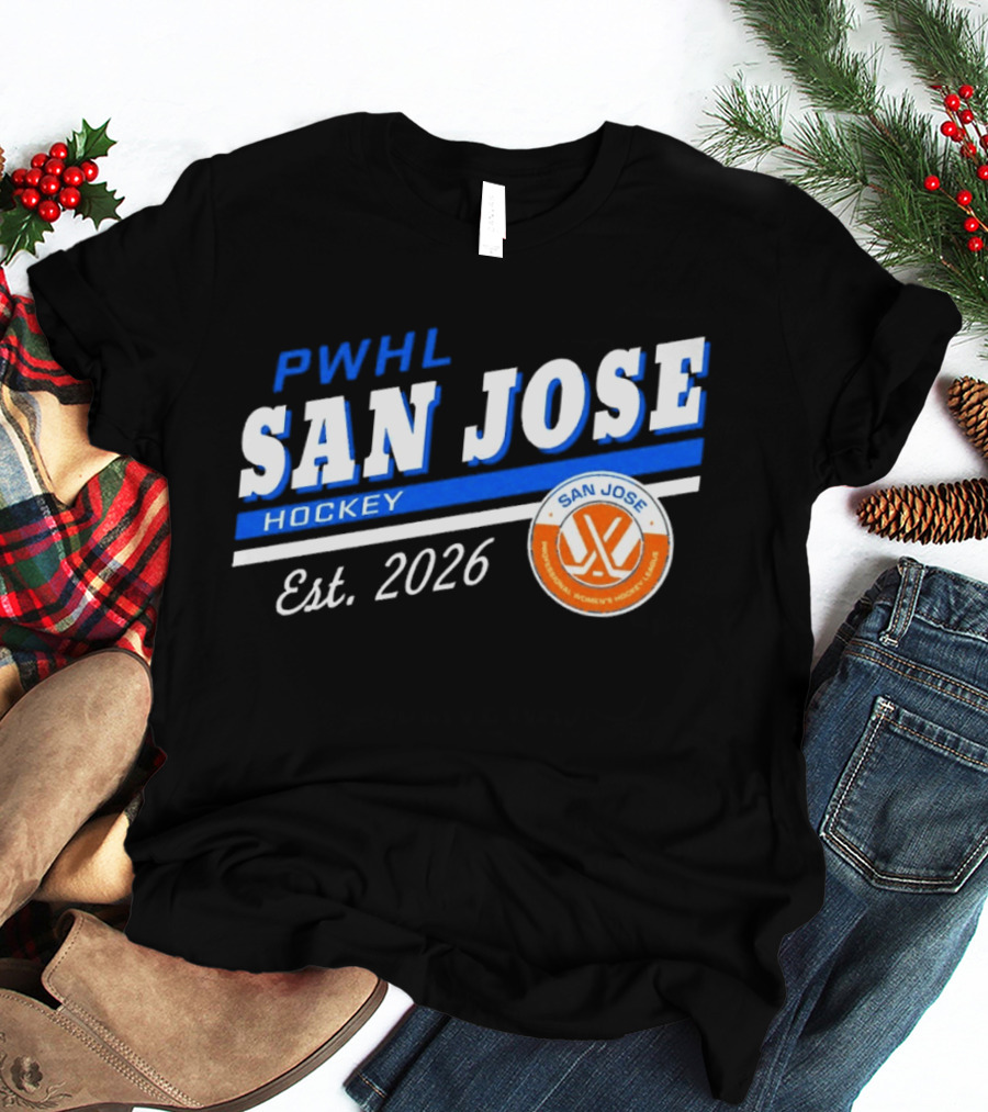 PWHL San Jose Hockey Est 2026 Women's Team T-Shirt