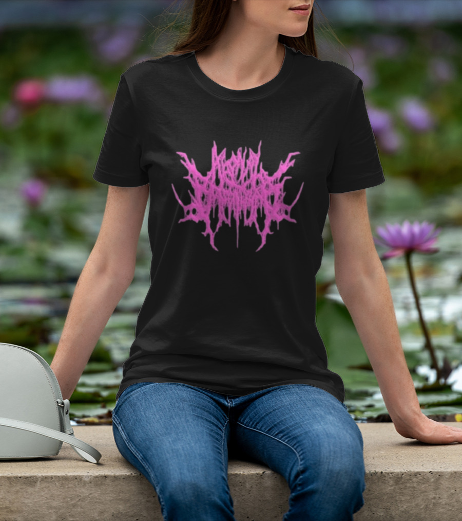 Reality Fade Agonal Breathing Pink Distorted T-Shirt