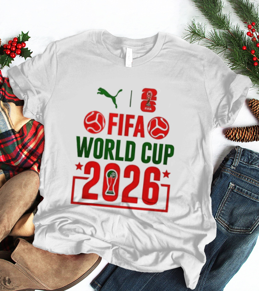 San Francisco 49ers X Goku Dragon Ball Z NFL Collaboration Puma FIFA World Cup 2026 T-Shirt