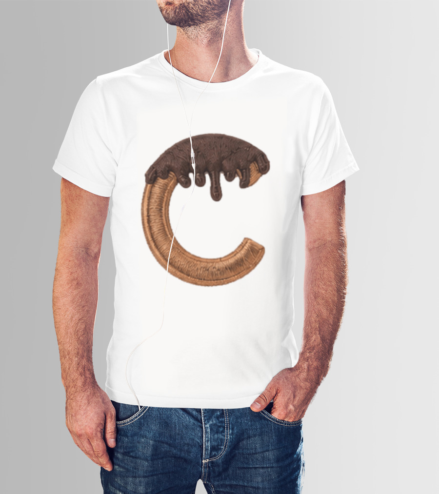 2026 Cubs Chocolate Dipped C Embroidery T-Shirt