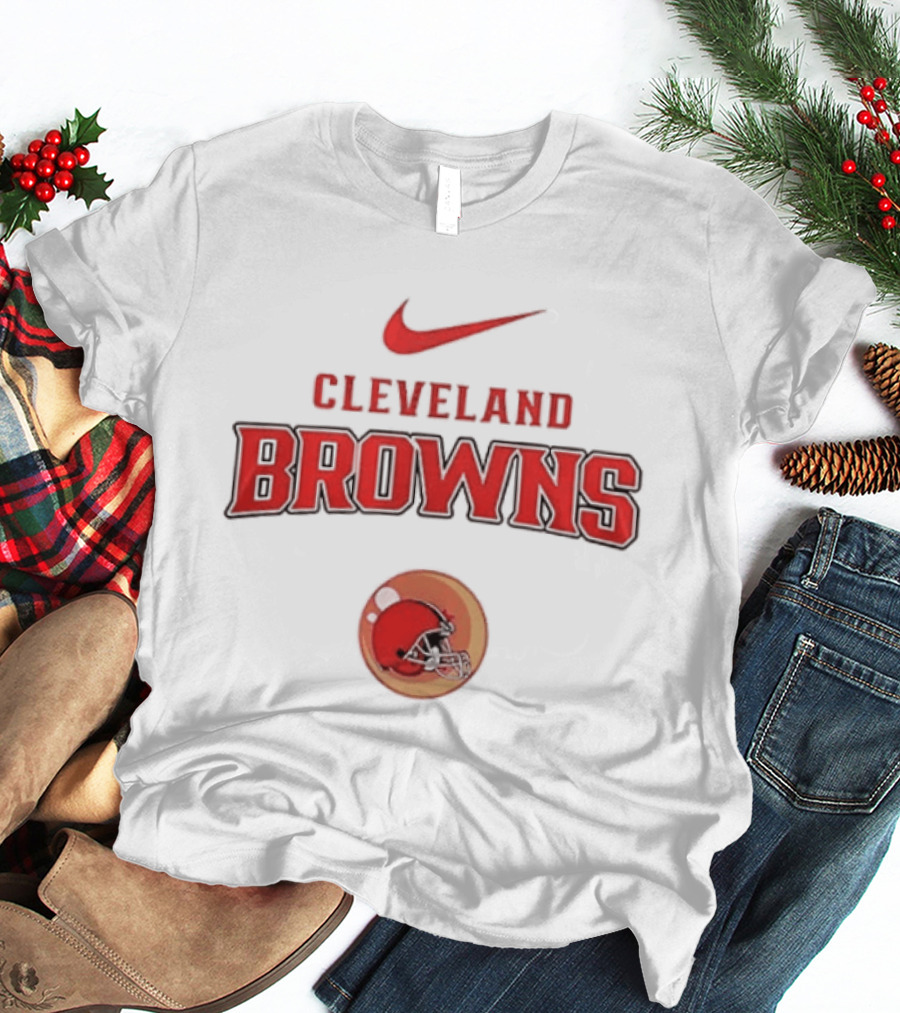 Cleveland Browns Nike Goku Dragon Ball Z Two Sided T-Shirt