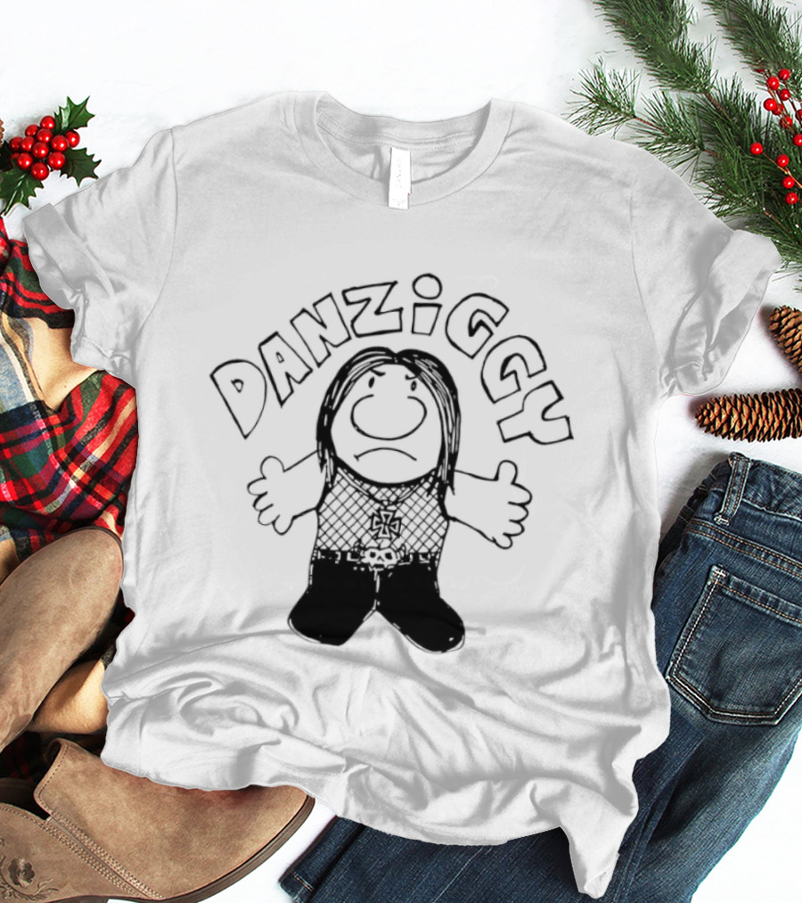 Danziggy Glenn Danzig Heavy Metal Music Gothic Rock Ziggy Comic Strip T-Shirt