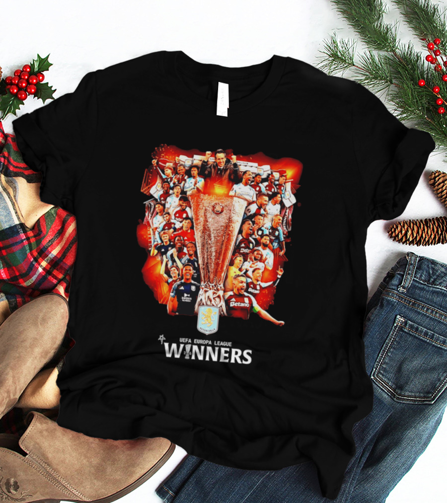 Aston Villa UEFA Europa League 2026 Istanbul Final Champions T-Shirt