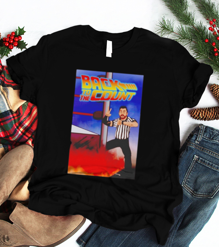 Daniel Spencer Back To The Count Wrestling Referee Nostalgia T-Shirt