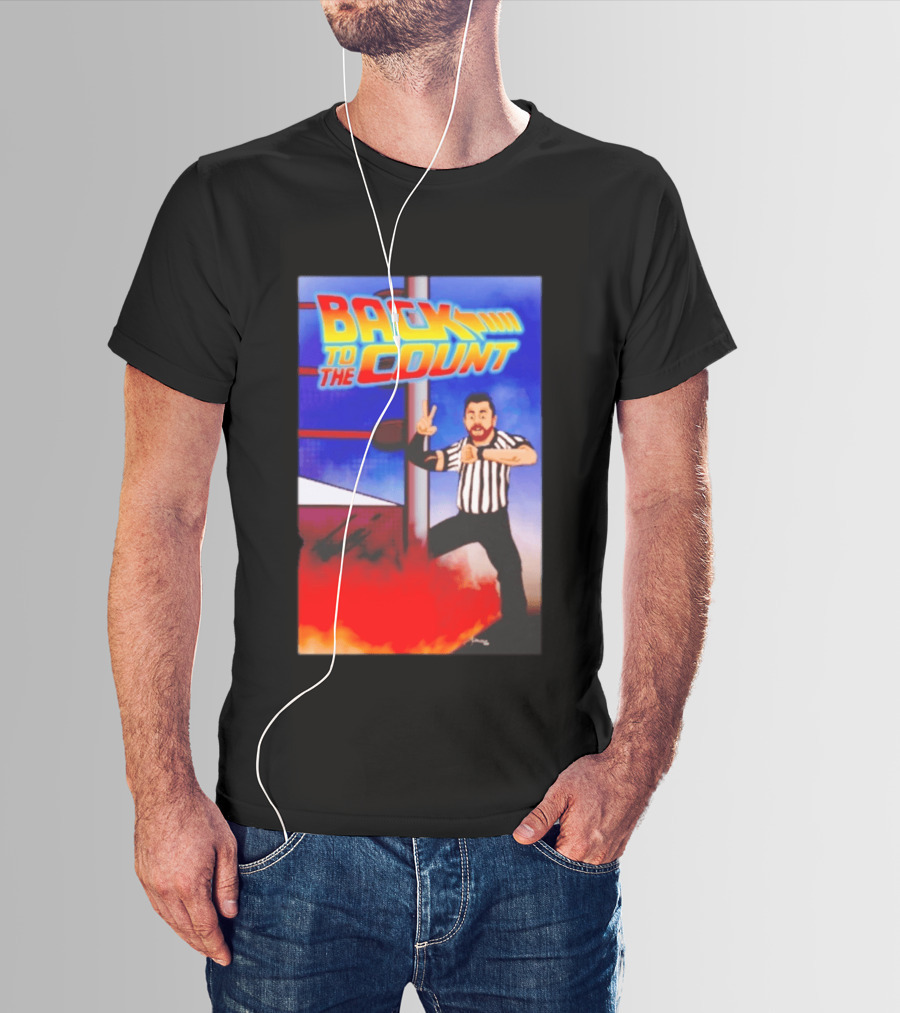 Daniel Spencer Back To The Count Wrestling Referee Nostalgia T-Shirt