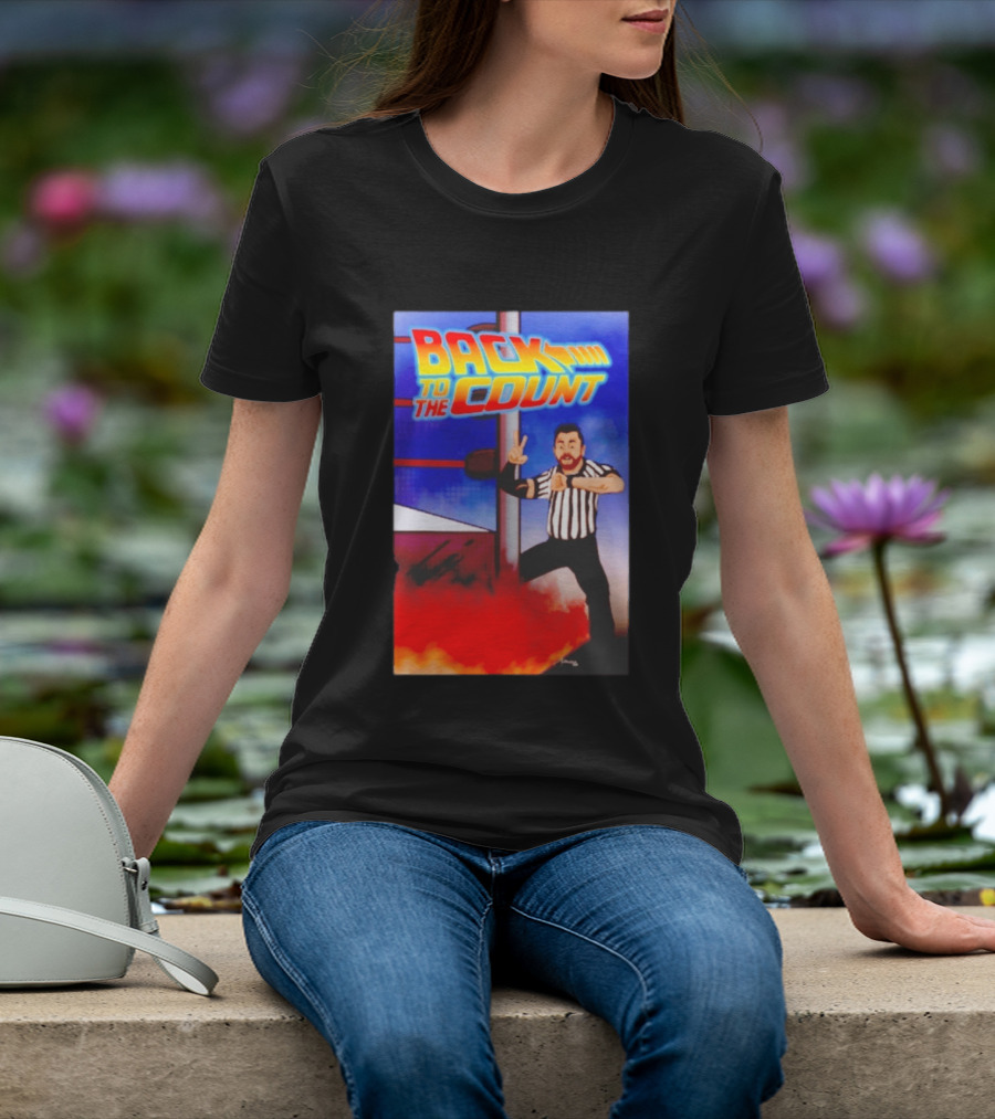 Daniel Spencer Back To The Count Wrestling Referee Nostalgia T-Shirt