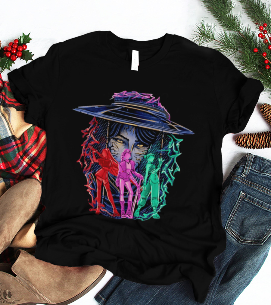 Original Hunt In Kpop Demon Huntrix Neon Warrior Trio T-Shirt