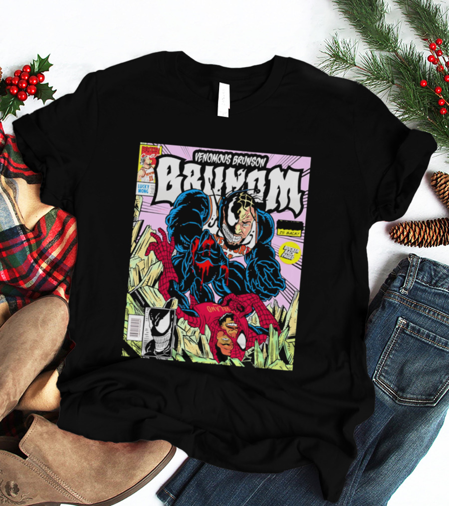 Venomous Brunson Lethal Protector Comic Cover New York Knicks T-Shirt