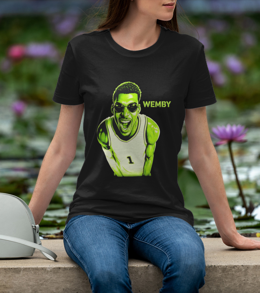 Victor Wembanyama Wemby San Antonio Spurs Alien Basketball Player 1 T-Shirt