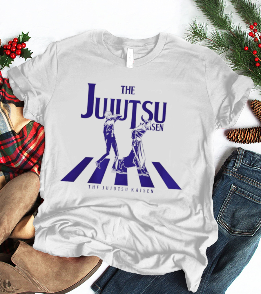 The Jujutsu Kaisen Frienda Satoru Gojo Suguru Abbey Road 2026 T-Shirt