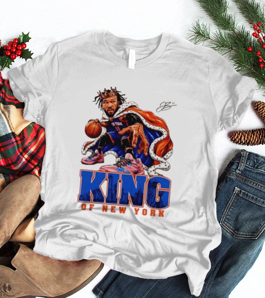 Jalen Brunson 2026 King Of New York Knicks NBA Basketball T-Shirt
