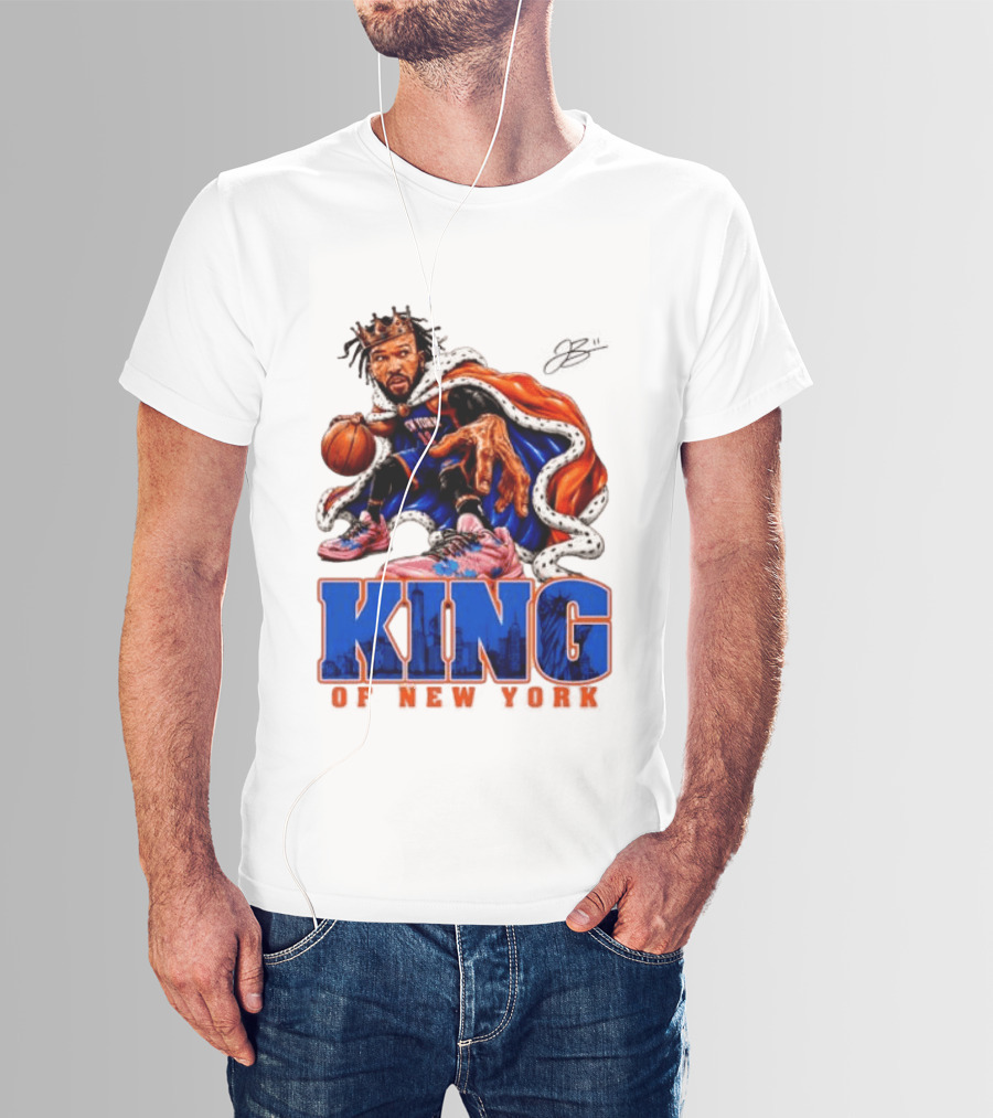 Jalen Brunson 2026 King Of New York Knicks NBA Basketball T-Shirt