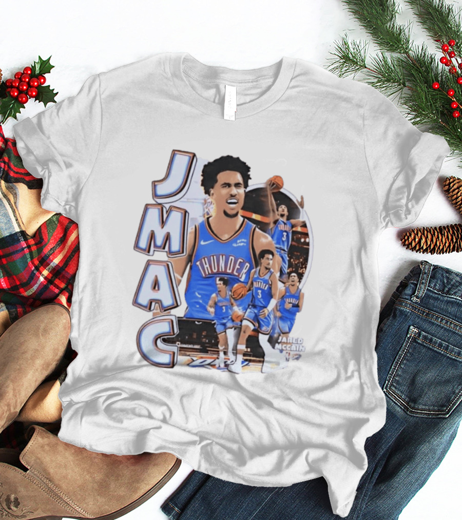 Jared McCain J MAC Oklahoma City Thunder NBA T-Shirt