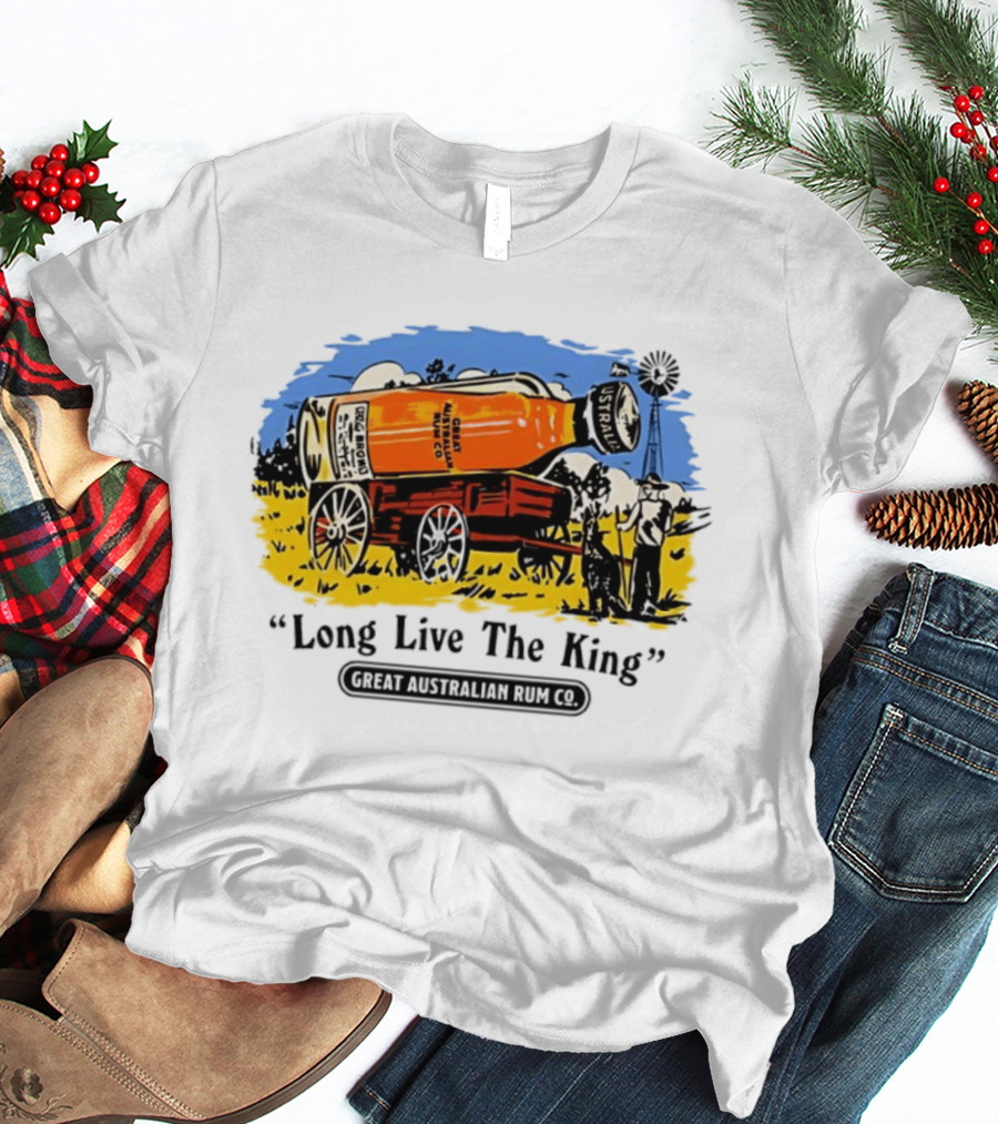 Long Live The King Sriracha Hot Sauce Australia Country T-Shirt
