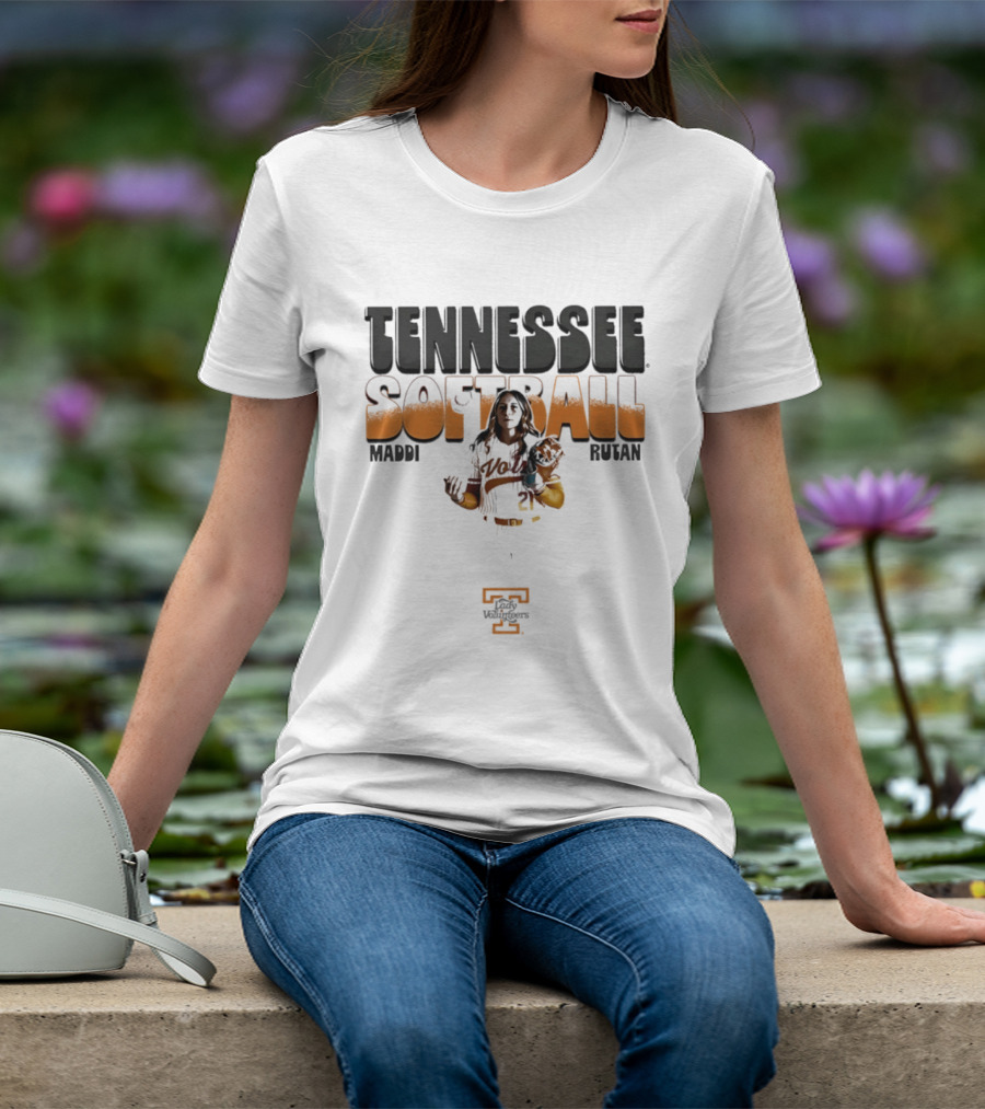Tennessee Vols Maddi Rutan Softball Player Pose T-Shirt
