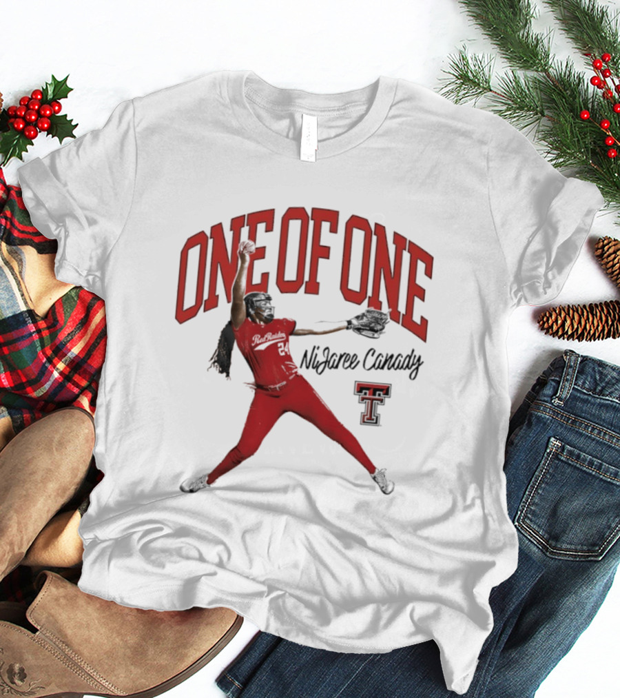 One Of One NiJaree Canady Texas Tech Red Raiders Softball T-Shirt