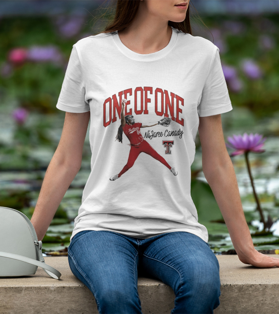 One Of One NiJaree Canady Texas Tech Red Raiders Softball T-Shirt