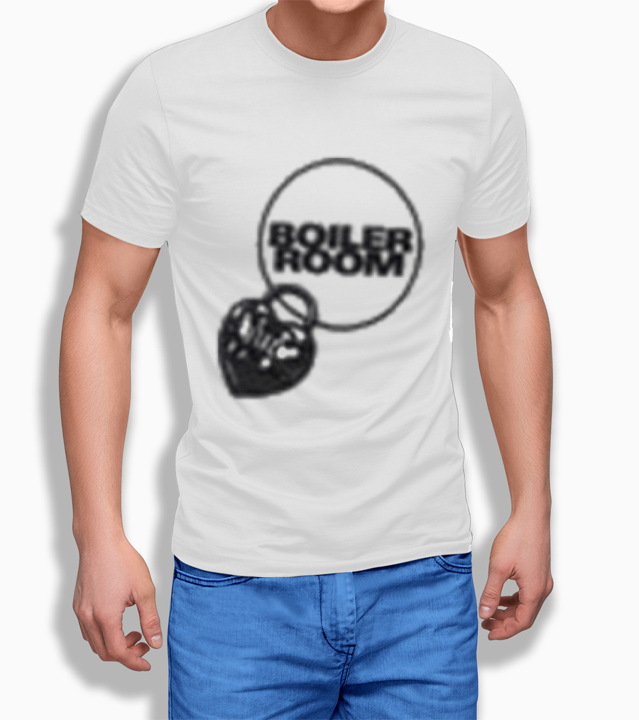 Paris Lovers Boiler Room Heart Lock T-Shirt