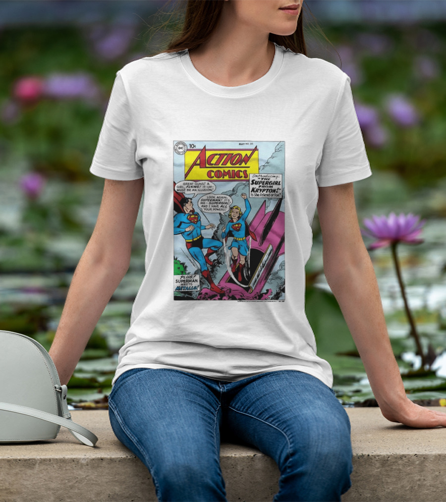 Action Comics 252 Superman Meets Supergirl From Krypton DC Comics 1959 T-Shirt