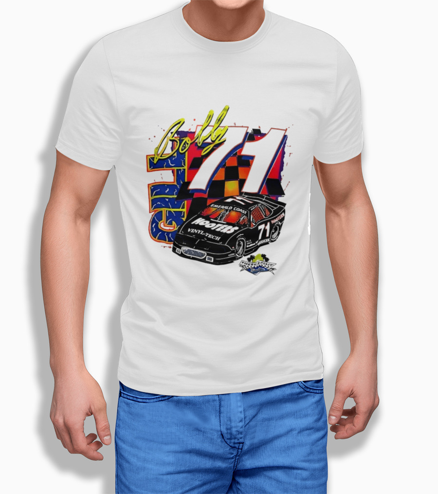 Bobby Allison 71 Hooters NASCAR Sarasota Florida 1959 Racing Car T-Shirt