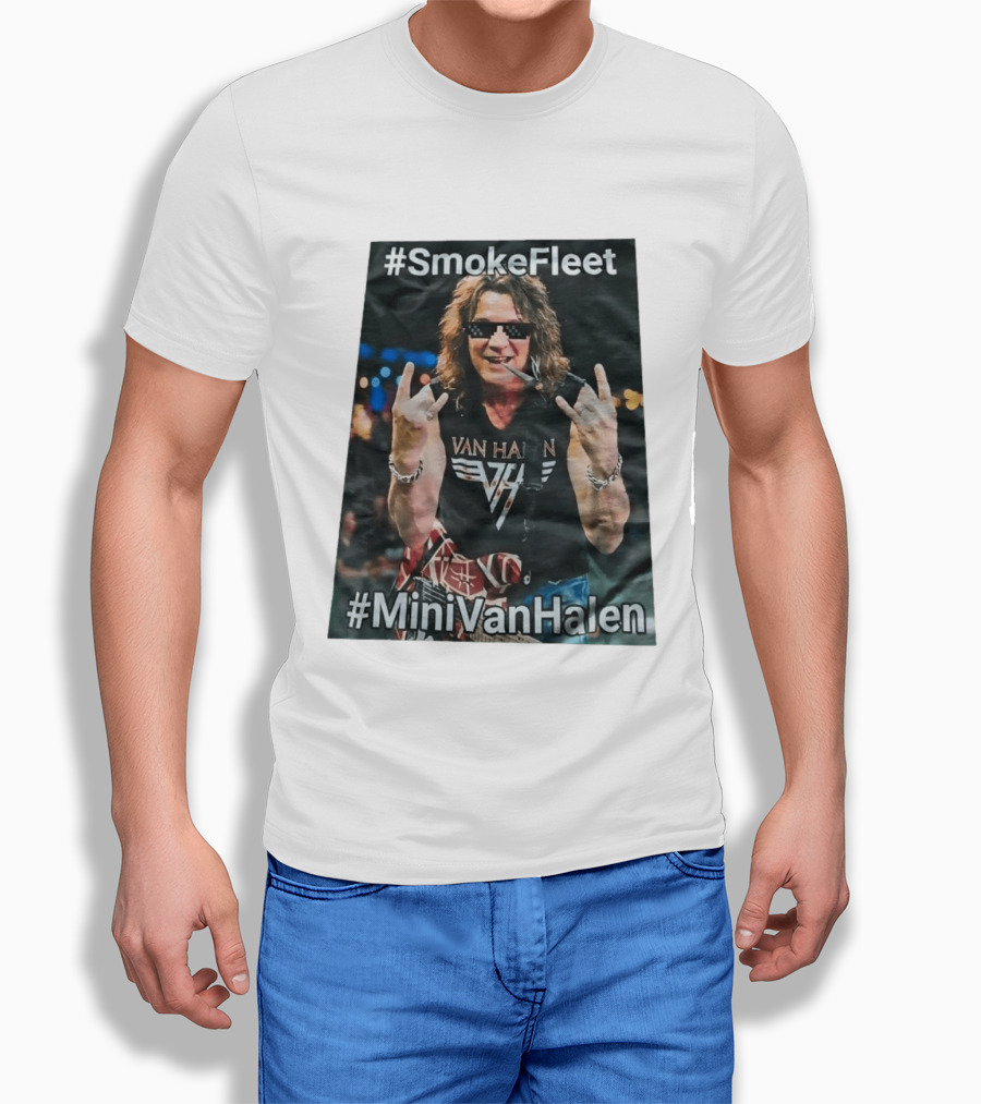 #SmokeFleet Van Halen MiniVanHalen Retro Rock T-Shirt