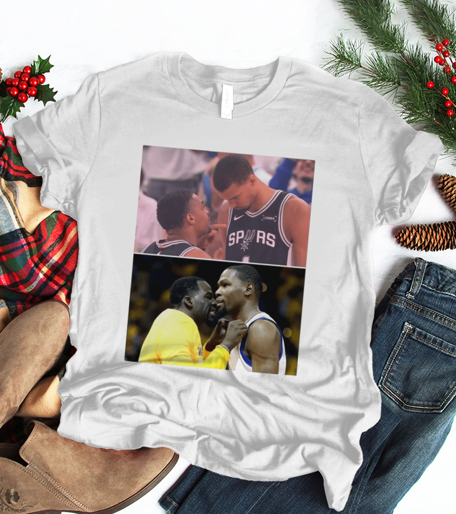 Wemby Keldon Johnson Spurs Draymond Meme Recreation T-Shirt