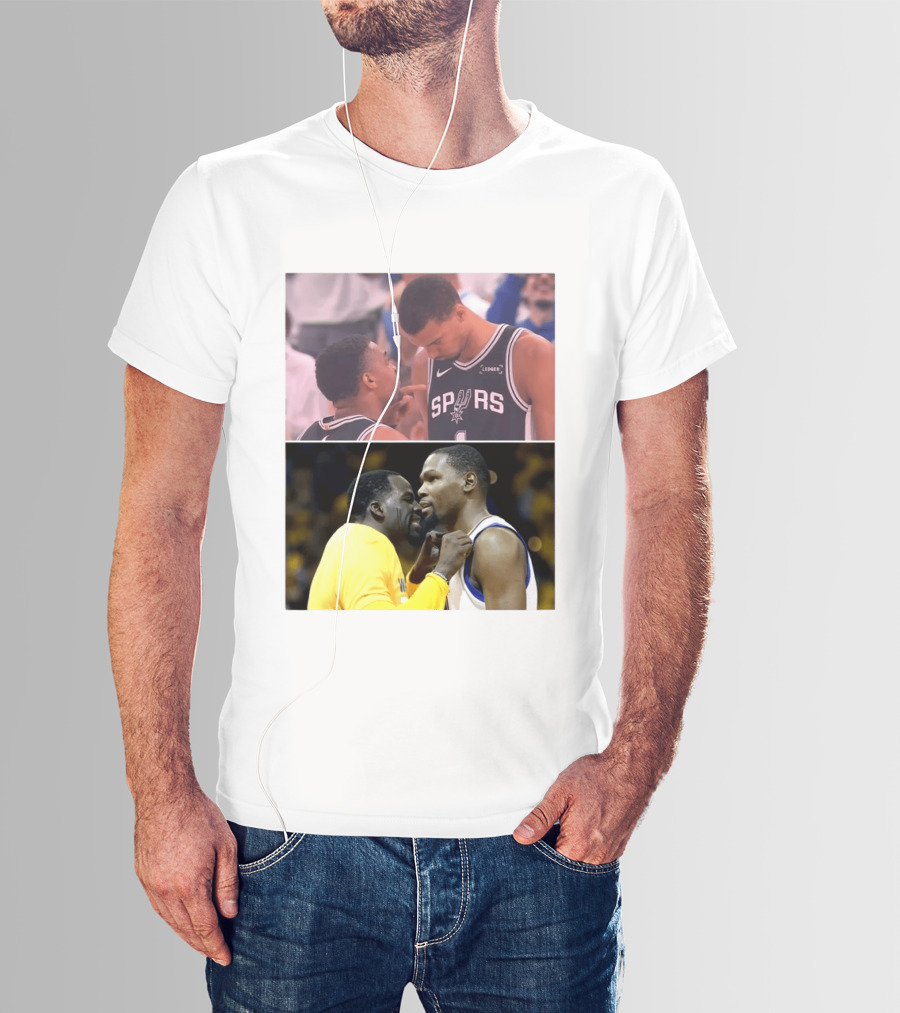 Wemby Keldon Johnson Spurs Draymond Meme Recreation T-Shirt