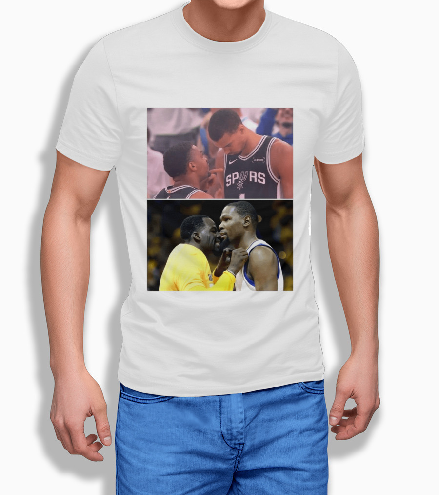 Wemby Keldon Johnson Spurs Draymond Meme Recreation T-Shirt