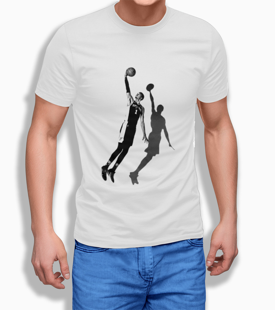 Premiun Wemby And The Nuns Spurs Basketball Iconic Dunk T-Shirt