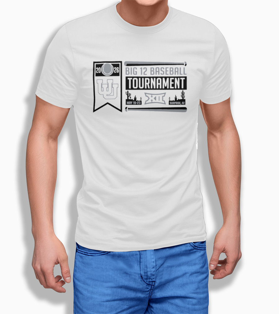 Utah Utes Big 12 Baseball Tournament 2026 May 19 23 Surprise AZ T-Shirt