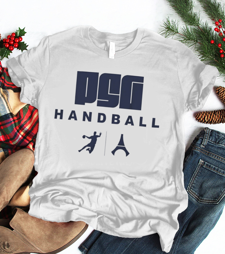 PSG Handball Paris France Eiffel Tower Player T-Shirt