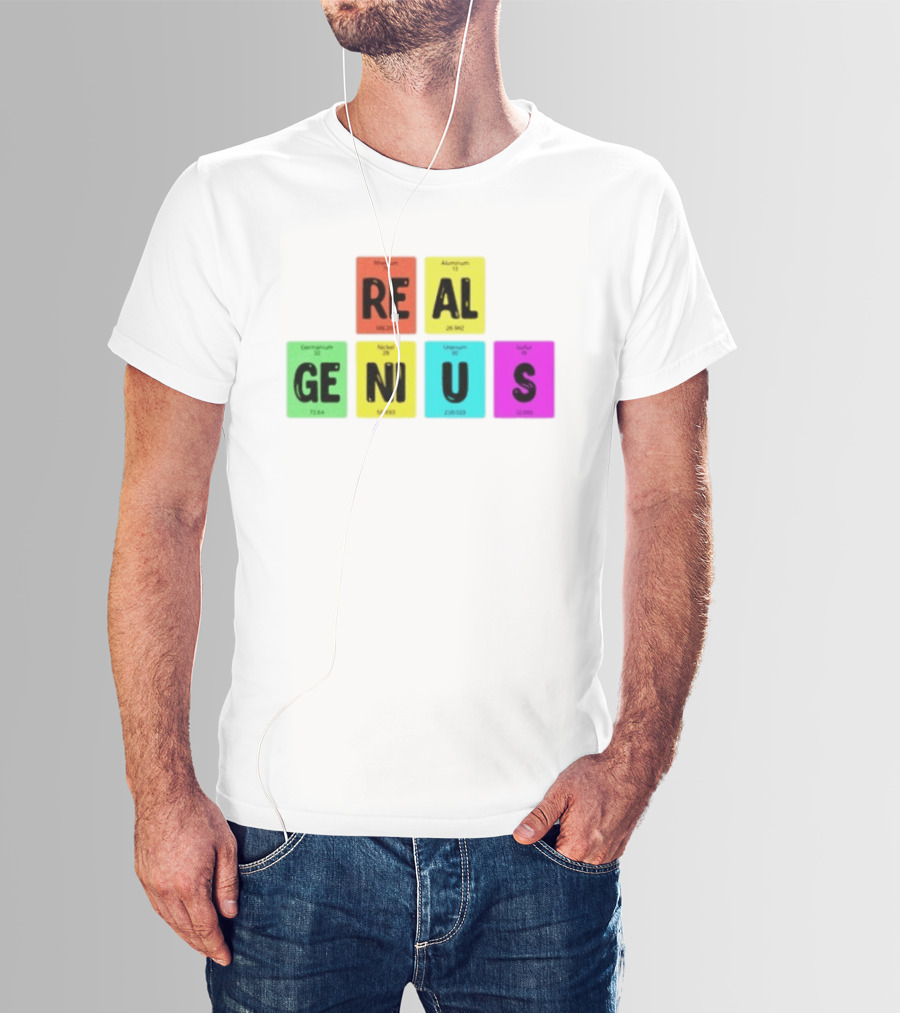 Periodic Table Elements Rhenium Aluminum Germanium Nickel Uranium Sulfur T-Shirt
