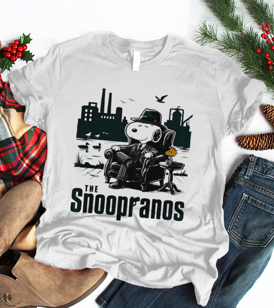 The Snoopranos Snoopy Woodstock Peanuts Mafia T-Shirt