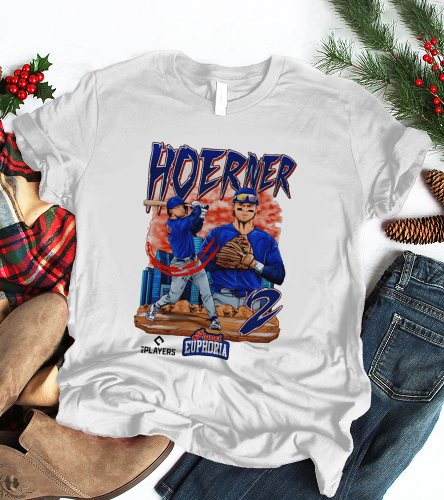 Nico Hoerner Chicago Cubs Euphoria The Players 2 Major League Baseball T-Shirt