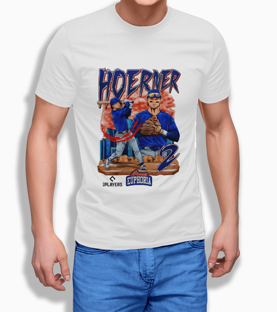 Nico Hoerner Chicago Cubs Euphoria The Players 2 Major League Baseball T-Shirt