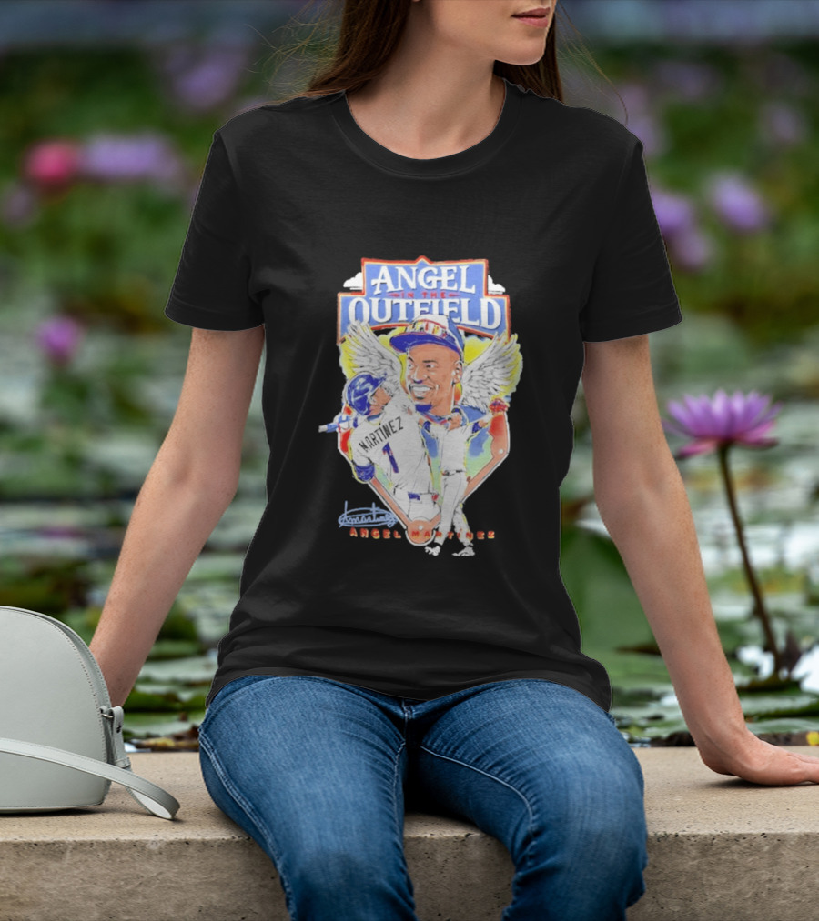 Angel Martinez In The Outfield Cleveland Guardians T-Shirt