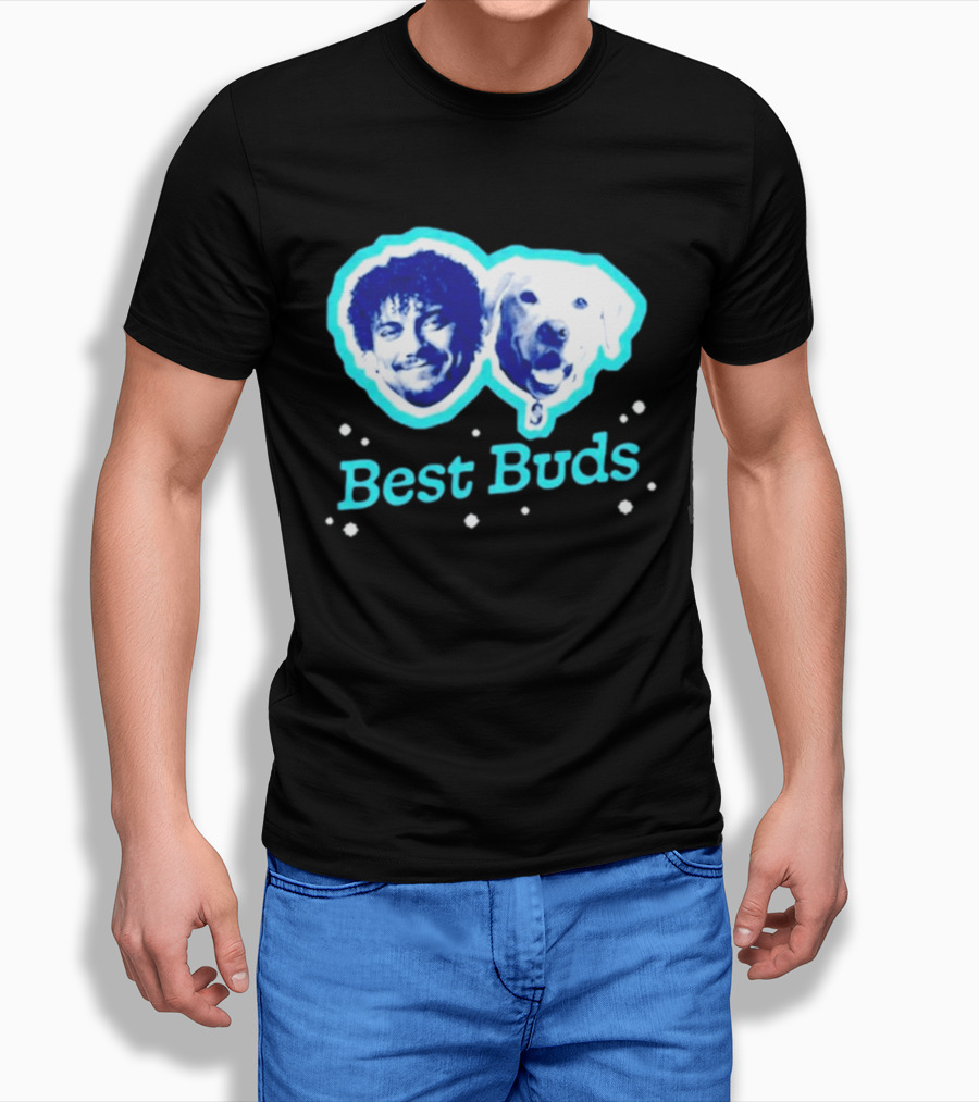 Best Buds Human And Dog Friendship T-Shirt