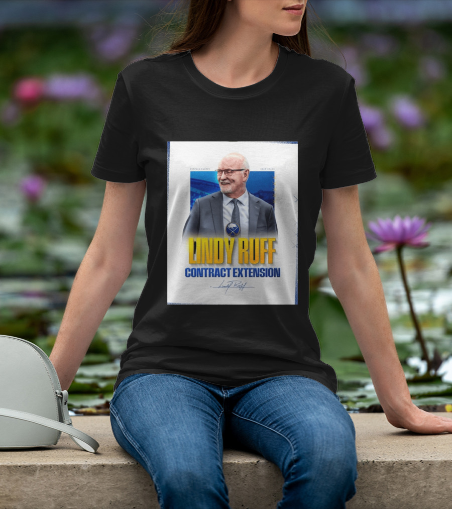 Buffalo Sabres Lindy Ruff Head Coach Contract Extension T-Shirt