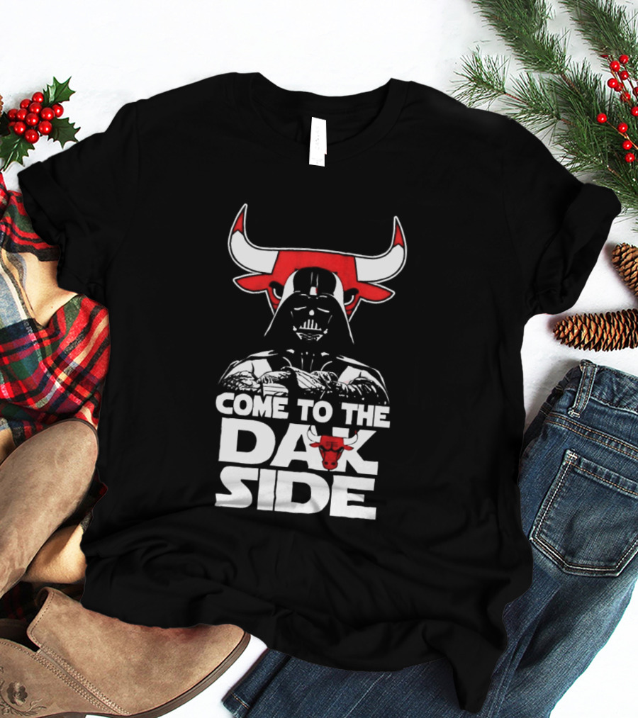 Come To The Dark Side Darth Vader Chicago Bulls Star Wars T-Shirt