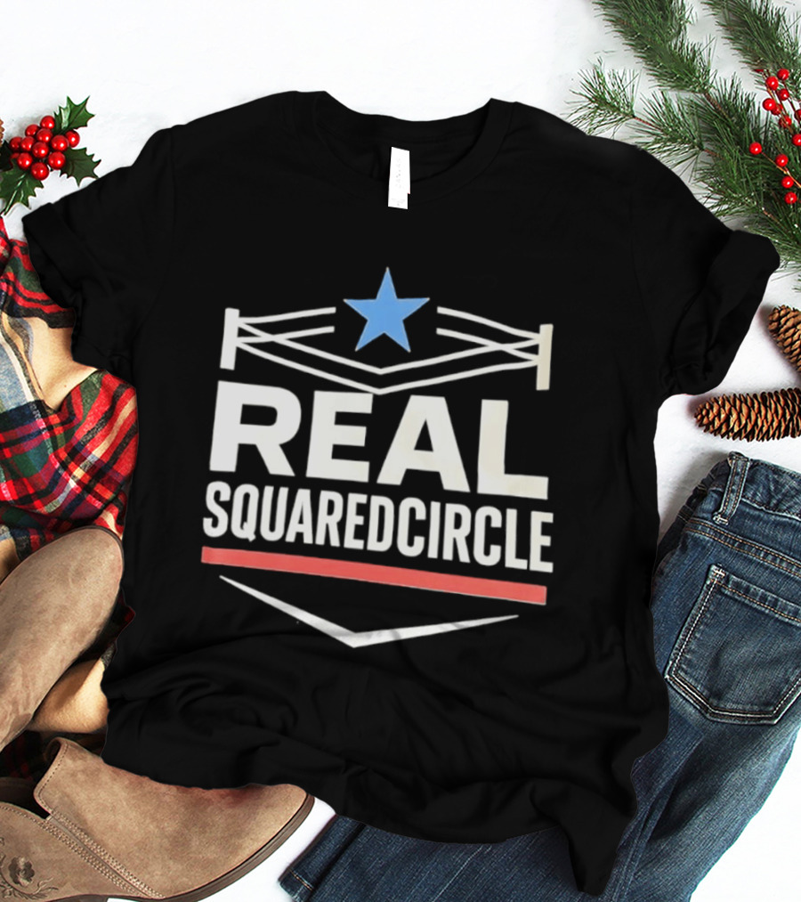 Real Squaredcircle WWE Wrestling Ring Star T-Shirt