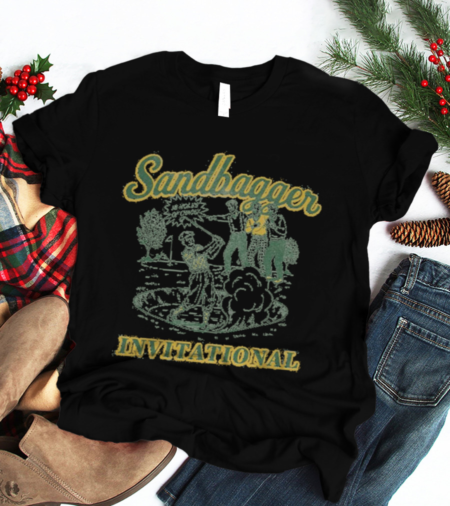 Sandbagger Invitational Golf Scene T-Shirt
